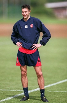 Arsenal Football Club: Robin van Persie in Training, 2004