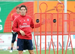 Pre Season 2010-11 Prints: Arsenal Football Club: Samir Nasri at 2010 Pre-Season Training, Austria