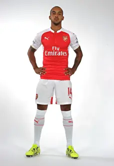 Arsenal 1st Team Photocall 2015-16 Prints: Arsenal Football Club: Theo Walcott at 2015-16 Team Photocall
