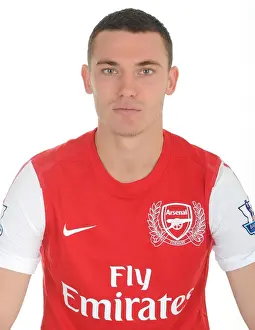 1st Team Player Image Prints: Arsenal Football Club: Thomas Vermaelen at Emirates Stadium Photocall