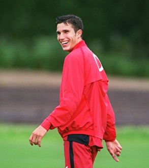 Arsenal Football Club: Training with Robin van Persie, Austria 2004