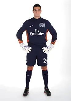 Arsenal Football Club: Vito Mannone's Emirates Stadium Photocall, 2011