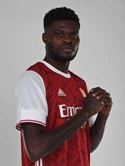 Images Dated 13th October 2020: Arsenal Football Club Welcomes New Signing Thomas Partey at London Colney
