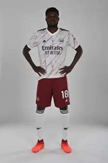 1st Team Photocall 2020-21 Prints: Arsenal Football Club Welcomes New Signing Thomas Partey at London Colney