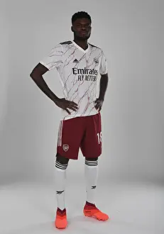 1st Team Photocall 2020-21 Prints: Arsenal Football Club Welcomes New Signing Thomas Partey at London Colney, 2020-21 Season