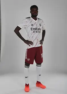 1st Team Photocall 2020-21 Prints: Arsenal Football Club Welcomes New Signing Thomas Partey at London Colney