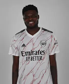 1st Team Photocall 2020-21 Prints: Arsenal Football Club Welcomes New Signing Thomas Partey at London Colney