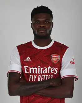 1st Team Photocall 2020-21 Prints: Arsenal Football Club Welcomes New Signing Thomas Partey at London Colney