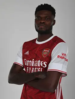1st Team Photocall 2020-21 Prints: Arsenal Football Club Welcomes New Signing Thomas Partey at London Colney