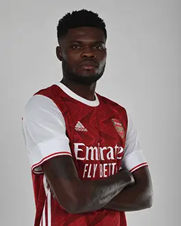 1st Team Photocall 2020-21 Prints: Arsenal Football Club Welcomes New Signing Thomas Partey at London Colney