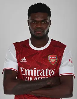 1st Team Photocall 2020-21 Prints: Arsenal Football Club Welcomes New Signing Thomas Partey at London Colney