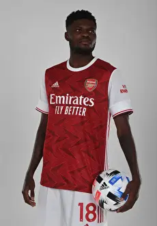 1st Team Photocall 2020-21 Prints: Arsenal Football Club Welcomes New Signing Thomas Partey at London Colney