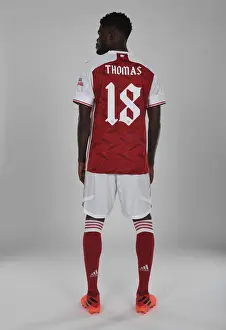 1st Team Photocall 2020-21 Prints: Arsenal Football Club Welcomes New Signing Thomas Partey at London Colney Training Ground
