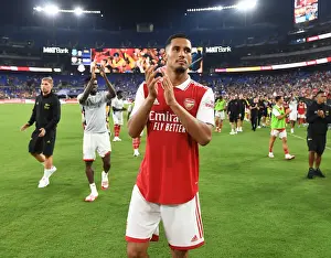 Arsenal Football Club: William Saliba Applauds Baltimore Fans after Pre-Season Victory over Everton