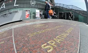 Arsenal V Manchester City 2009-10 Prints: Arsenal Football Club's Armoury Stones at Emirates Stadium - Arsenal 0:0 Manchester City