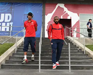Arsenal Forwards Aubameyang and Lacazette Before 2019-20 Pre-Season Clash vs Colorado Rapids