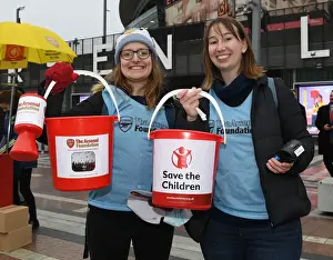 Arsenal Foundation Collects Before Arsenal vs Southampton: Premier League Showdown at Emirates Stadium (December 2021)