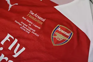 Real Madrid Legends V Arsenal Legends 2018-19 Prints: Arsenal Foundation: Preparing for Battle against Real Madrid Legends at Estadio Santiago Bernabeu