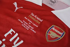 Real Madrid Legends V Arsenal Legends 2018-19 Prints: Arsenal Foundation: Preparing for the Legendary Clash against Real Madrid at Bernabeu