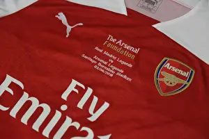 Real Madrid Legends V Arsenal Legends 2018-19 Prints: Arsenal Foundation: Preparing for the Showdown against Real Madrid Legends at Bernabeu
