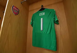 Arsenal V Tottenham Hotspur Carabao Cup 2018-19 Prints: Arsenal Goalkeeper Petr Cech Prepares for Carabao Cup Showdown Against Tottenham