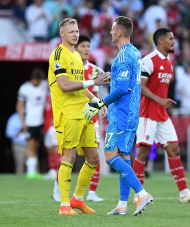 Arsenal Goalkeeper Showdown: Ramsdale vs. Leno in Intense Arsenal vs. Fulham Clash (2022-23)