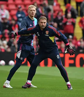 Arsenal Goalkeepers Prepare for Liverpool Showdown - Premier League 2022-23
