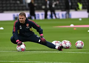 Arsenal Goalkeeping Coach Inaki Cana at Fulham v Arsenal Premier League Match, London 2023