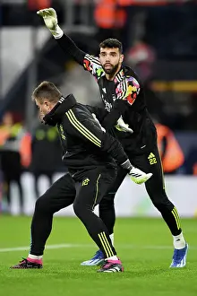 Arsenal Goalkeeping Coach Inaki Cana Prepares for Luton Town Match, 2023-24 Premier League