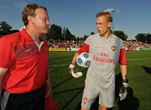 Images Dated 21st July 2009: Arsenal goalkeeping coaches Gerry Peyton and Mart Poom