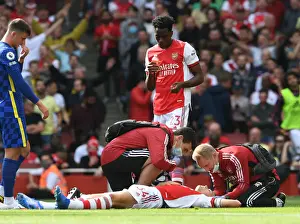 Arsenal: Granit Xhaka Receives Medical Attention vs Chelsea, 2021-22 Premier League