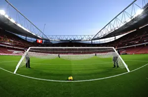 Arsenal V Hull City 2013-14 Prints: Arsenal Groundsmen: Preparing the Emirates Battlefield for Arsenal vs. Hull City (2013-14)