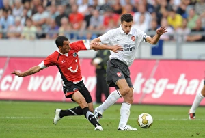 Hannover 96 V Arsenal 2009-10 Prints: Arsenal at Hannover 96: 2009-10 Season Match