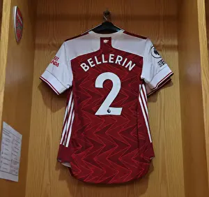 Arsenal V Leeds United 2020-21 Prints: Arsenal: Hector Bellerin's Pre-Match Focus at Emirates Stadium (Arsenal v Leeds United)
