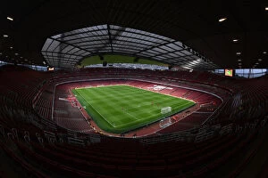Images Dated 18th October 2021: Arsenal at Home: Emirates Stadium Readies for Arsenal vs Crystal Palace, Premier League 2021-22