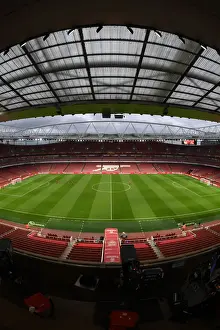 Arsenal V Crystal Palace 2021-22 Prints: Arsenal at Home: Emirates Stadium Readies for Arsenal vs Crystal Palace