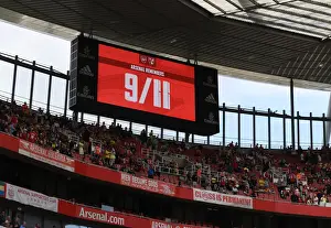 Arsenal Honors 9/11 Victims Before Arsenal v Norwich City Match, 2021-22 Premier League