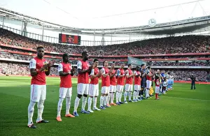 Arsenal Honors Fallen Hero Fabrice Muamba During Match vs. Aston Villa