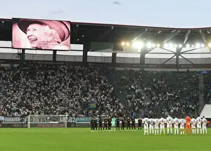 FC Zurich V Arsenal 2022-23 Prints: Arsenal Honors Queen Elizabeth with Silence in UEFA Europa League Match against FC Zurich