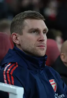 Arsenal V Brighton And Hove Albion 2019-20 Prints: Arsenal Interim Assistant Coach Per Mertesacker Against Brighton & Hove Albion in Premier League