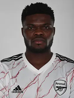 1st Team Photocall 2020-21 Prints: Arsenal Introduces New Signing Thomas Partey at London Colney Training Ground
