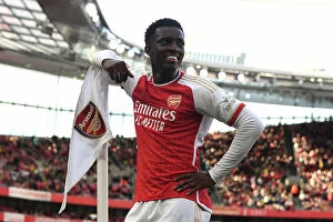 Arsenal v AS Monaco 2023-24 Collection: Arsenal Kick-Off 2023-24 Emirates Cup with Nketiah's 1-0 Win over AS Monaco