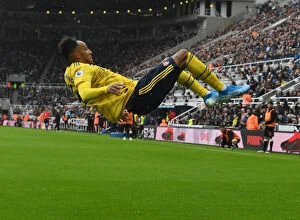 Images Dated 11th August 2019: Arsenal Kick Off New Season with Aubameyang's Stunner Against Newcastle United