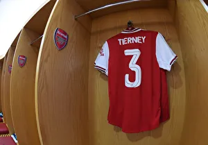 Arsenal V Nottingham Forest Carabao Cup 3rd Rd 2019-20 Prints: Arsenal: Kieran Tierney's Pre-Match Routine vs Nottingham Forest (Carabao Cup 3rd Round)
