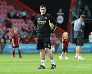 Arsenal Kitman DJ Walters at AFC Bournemouth's Vitality Stadium before Premier League Match (2023-24)