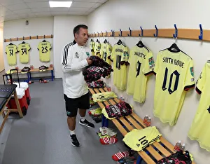 Arsenal Kitman Paul Akers Prepares for Carabao Cup Clash at West Bromwich Albion