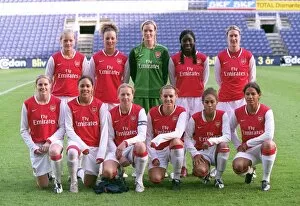 Brondby v Arsenal Ladies 2006-07 Collection: Arsenal Ladies