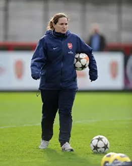 Arsenal Ladies V Rayo Vallecano 2011-12 Prints: Arsenal Ladies 5-1 Victory Over Rayo Vallecano in UEFA Women's Champions League: Harvey's Team Advances