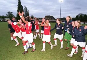 Images Dated 13th November 2006: Arsenal Ladies celebrate at the end of the match
