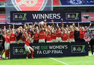 Arsenal Ladies Celebrate FA Cup Victory: Arsenal vs. Chelsea, 2016